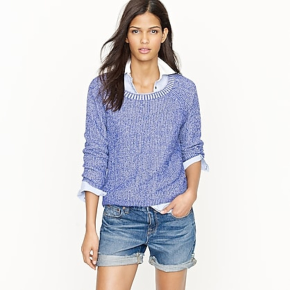 J. Crew Sweaters - J. Crew Linen Two-Tone Sweatshirt Size XS